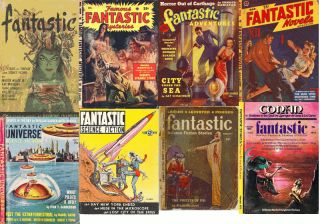 AMAZING STORIES & FANTASTIC Science Fiction Pulps 268 Magazines 2 DVD