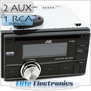 JVC KW R400 CD  USB Dual Aux Player Stereo Headunit Receiver Radio