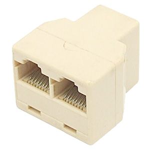  rj 45 female to dual rj 45 female two line triplex adapters features