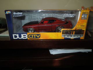 JADA DUB CITY BIG TIME MUSCLE 1969 CHEVROLET CHEVELLE SS 1 18 SCALE