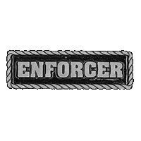 ENFORCER leather jacket vest biker pin