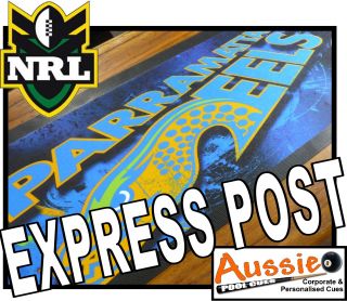 NRL Parramatta Eels Rubber Backed Bar Runner   Licensed Bar