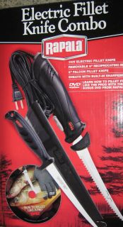  Electric Fillet Knife Combo Includes 6 Falcon Fillet Knife