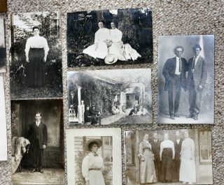 42 Real Photo Postcards East Waterford Lewistown Etc
