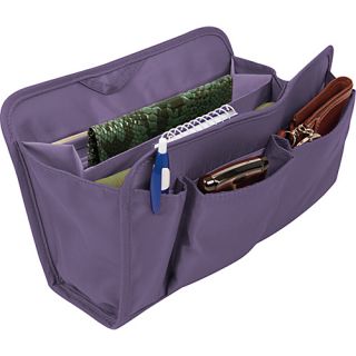  image to enlarge travelon rfid blocking purse organizer med eggplant