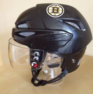 Easton Stealth S17 Hockey Helmet Pro Half Shield Visor Boston Bruins