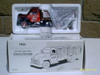 First Gear 1955 Diamond T Stake Truck   DUNCAN Toy Co.