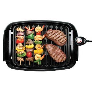 Electric Tabletop Indoor Barbeque Grill BBQ Nonstick Smoke Free New