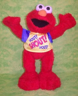 DANCE & SHOUT ELMO Tickle Me Animated Electronic Talking Singing Doll
