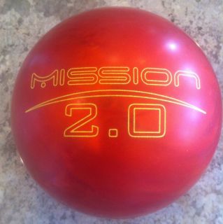 Ebonite Mission 2 0 New 15 lb XL1250 Orange Pearl