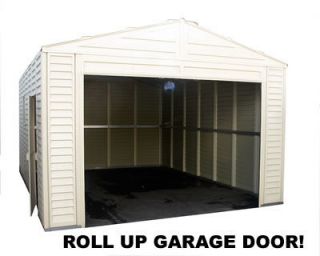 Duramax 13x18 Vinyl Storage Shed Garage Barn Building