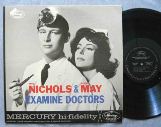 Mike Nichols Elaine May Examine Doctors LP Mercury MG 20680 Mono 1962
