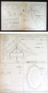 Civil War Map   Mobile & Petersburg Forts & Projectiles
