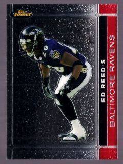 Ed Reed Baltimore Ravens Miami Canes 2007 Finest