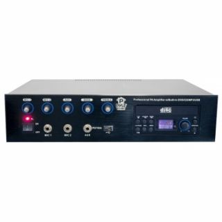  PD750A Professional PA Amplifier w/Bulit In DVD/CD//USB/70v Output