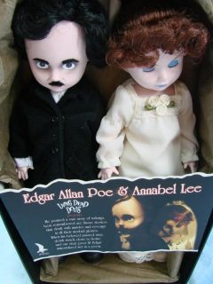  Living Dead Dolls Edgar Allan Poe Annabel Lee Mint Condition