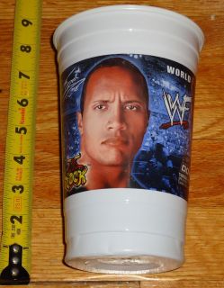 2002 WWF WWE The Rock Dwayne Johnson Wrestling Cup 7 Eleven Slurpee