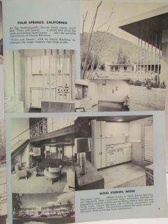 1950s Dwyer Kitchen Cabinets catalog , modern design , retro