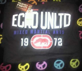 Ecko Unlimited MMA T Shirt Mens Large Size Black