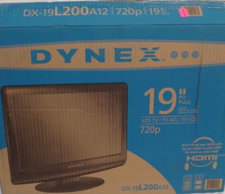 Dynex 19 Class LCD 720P 60Hz HDTV for Parts DX 19L200A12