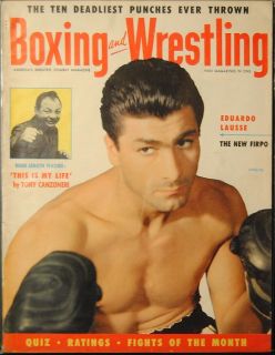 1955 Boxing and Wrestling Eduardo Lausse and Tony Canzoneri
