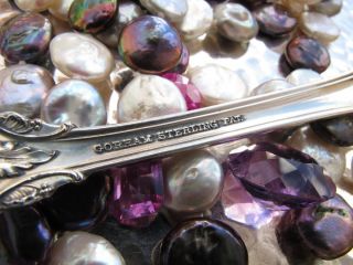 Sterling Silver Gorham King Edward Oval Soup Spoon Excellent RARE No