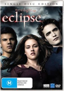 Twilight Saga 1 2 New Moon 3 Eclipse 4 Breaking Dawn Part 1 New R4 DVD