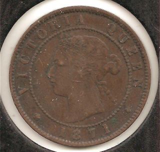 1871 FINE Prince Edward Island One Cent Coinage 3