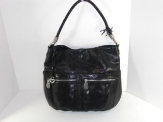 Brighton Black Griffith Park Eliana Leather Handbag