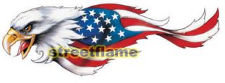 USA Eagle Set Decals Stickers Motorcycle Car Truck