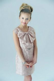 Elisa B by Lipstik Girls Designer Pink Bow Party Special Occasion