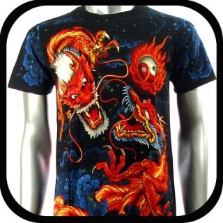 Rock Eagle T Shirt Limited Edition Dragon E13 Sz XXXL Rock Biker