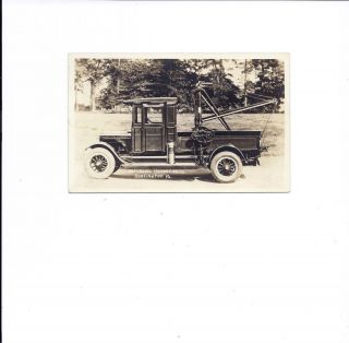PA Slatington Breyfogel Motor Car Co RPPC Old Truck 1907