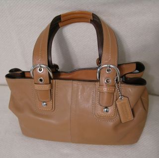 Coach Leather Satchel Handbag in Handbags & Purses