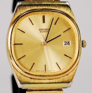 vintage men s estate seiko quartz wristwatch
