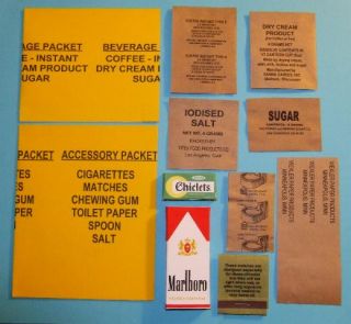 combat mci ration early war pre 65 accessory pack empty