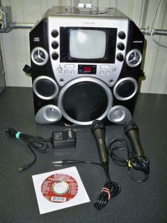 Emerson PP650J Karaoke Machine 2 Microphones TV Karaoke Disc Included