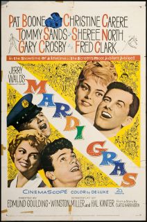 Mardi Gras 1958 Original U s One Sheet Movie Poster