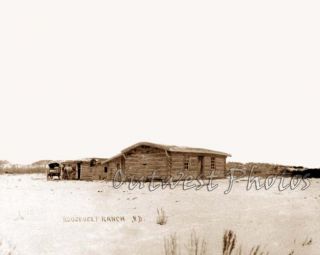 1880s Theodore Teddy Roosevelt Elkhorn Ranch House North Dakota