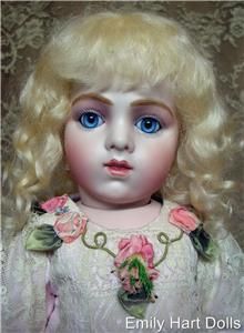  Antique Reproduction Porcelain Doll Head Only by Emily Hart
