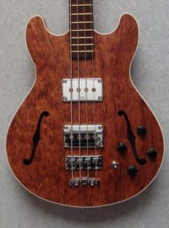 Warwick Star Bass II Semi Acoustic Bubinga 4 String Start Bid REDUCED