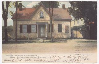 Kingston New York Revolutionary House 1907 Postcard