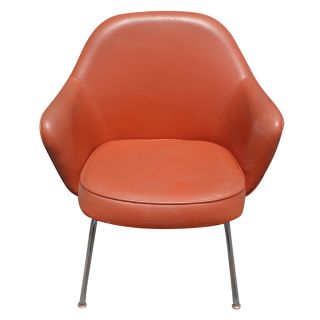 knoll eero saarinen this is for one chair the chair is a reddish