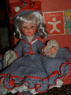 Vintage Furga Doll Eleanora Made in Italy 1960s and Box