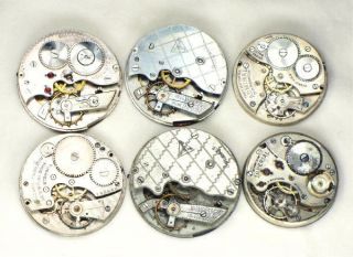 Antique Vintage Pocket Watch Movements Altered Art Steampunk 60M