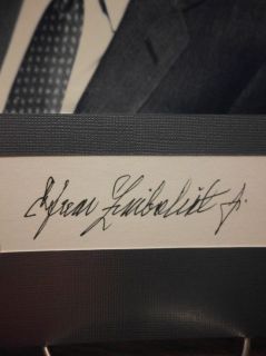 Efrem Zimbalist Jr Autograph 77 Sunset Strip Display Signed Signature