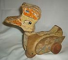 EICHHORN WOOD PULL TOY DUCK PLAYING XYLOPHONE