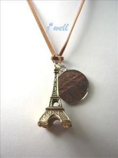 Premier Jewelry Eiffel Tower w/Coin Fashion Necklace for *Christmas