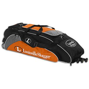 Louisville Slugger Gen Genesis Wheeled Equipment Bag Orange New