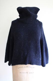 Eileen Fisher Toast Taupe Beige Wool Sweater Jacket Blazer Cardigan